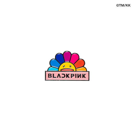 BLACKPINK + Takashi Murakami Enamel Pin (Rainbow Flower)