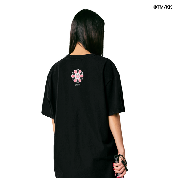 BLACKPINK + Takashi Murakami Signature T-Shirt (Vintage Black 